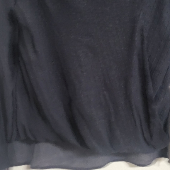 HM Faux wrap top sheer back size 4 - Picture 11 of 16